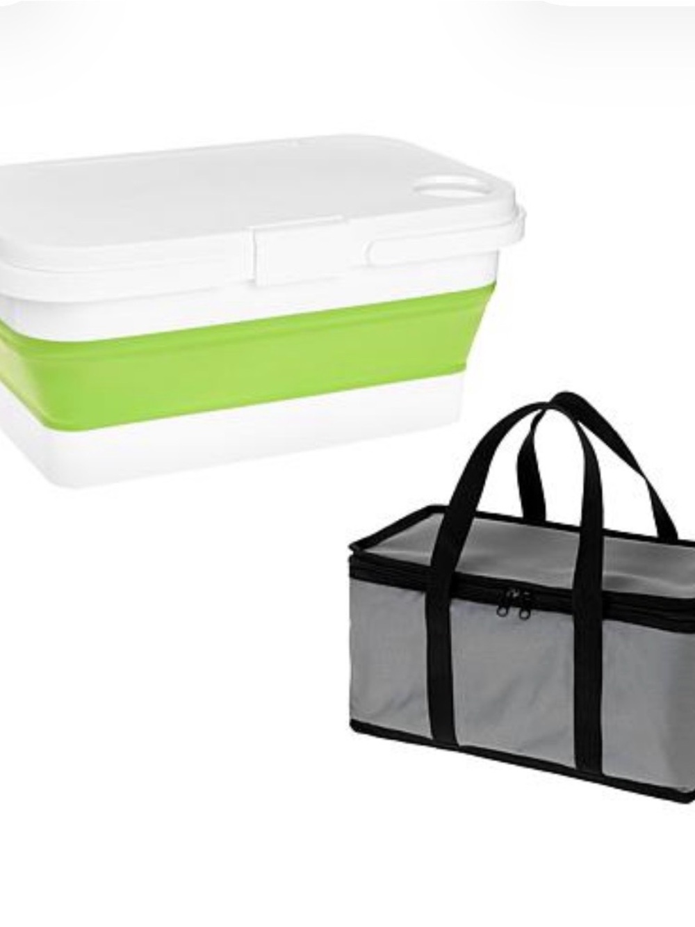 Clean Boss /Joy MANGANO collapsible basket/tote/tray/cooler
